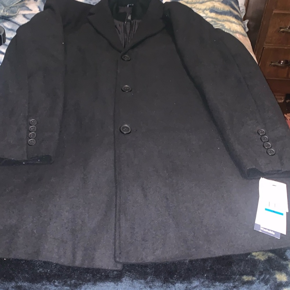 Dockers wool trench coat size XL